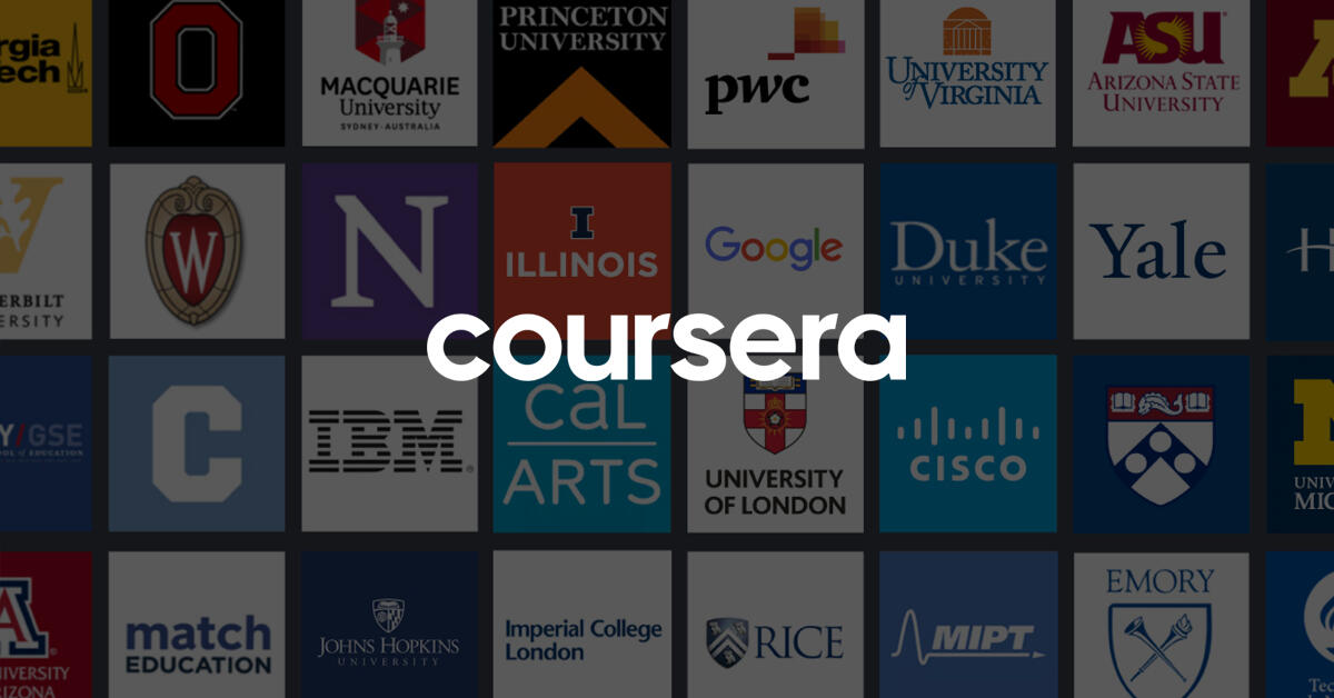 Show Coursera courses